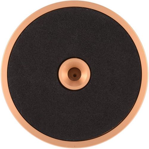  [아마존베스트]Richer-R Turntable Disc Record Weight, 50 Hz Vinyl Record Stabiliser Support Weight, Plate Clamp LP Disc Stabiliser Turntable with Spirit Level for LP Vinyl Turntable (Gold)