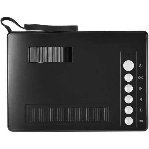  Mini Projector, Richer-R Multimedia Home Theater Mini Portable LED Projector Support HDMI, AV, USB, SD for Movies, Videos, Games,for Courtyard, Travel, Camping, etc