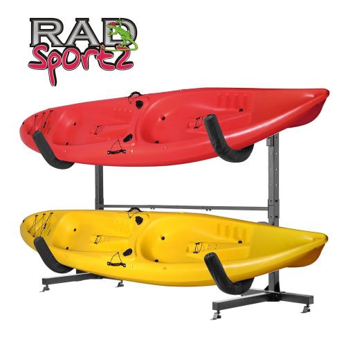  Richermall 1006 RAD Sportz Deluxe Freestanding Heavy Duty Kayak Rack Two Kayak Storage