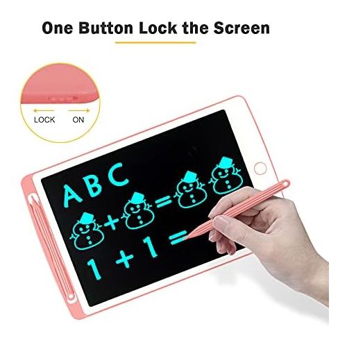  [아마존베스트]Richgv LCD Writing Tablet, LCD Writing Board, Graphic Tablet, Writing Plate, Digital Writing Board, Paperless, Writing Tablets for Children, School, Graffiti, Painting, Notes