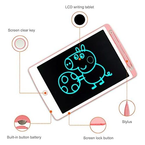  [아마존베스트]Richgv LCD Writing Tablet, LCD Writing Board, Graphic Tablet, Writing Plate, Digital Writing Board, Paperless, Writing Tablets for Children, School, Graffiti, Painting, Notes