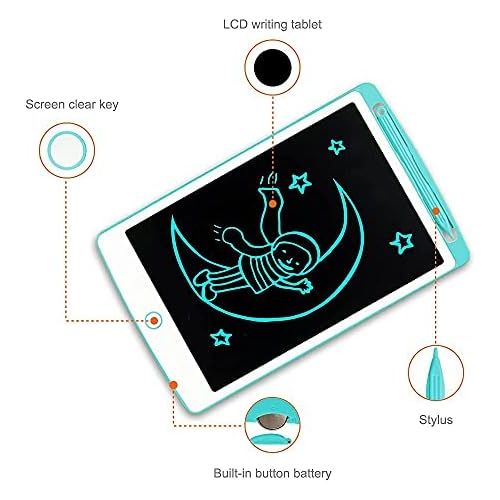  [아마존베스트]Richgv LCD Writing Tablet, LCD Writing Board, Graphic Tablet, Writing Plate, Digital Writing Board, Paperless, Writing Tablets for Children, School, Graffiti, Painting, Notes