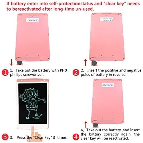  [아마존베스트]Richgv LCD Writing Tablet, LCD Writing Board, Graphic Tablet, Writing Plate, Digital Writing Board, Paperless, Writing Tablets for Children, School, Graffiti, Painting, Notes