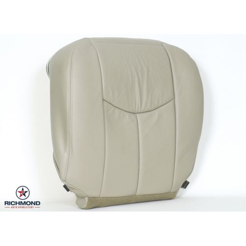  Richmond Auto Upholstery 2004 Chevy Suburban 1500 LT LS Driver Side Bottom Replacement Leather Seat Cover, Tan