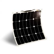 Richsolar Rich Solar 50 Watt 12 Volt Flexible Monocrystalline Lightweight Solar Panel for RV, Boats, Roofs, Uneven Surfaces, Ultra Thin with MC4 Connectors (50W Solar Panel)