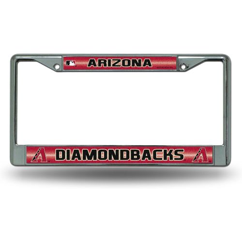  [아마존베스트]Rico MLB Bling Chrome License Plate Frame