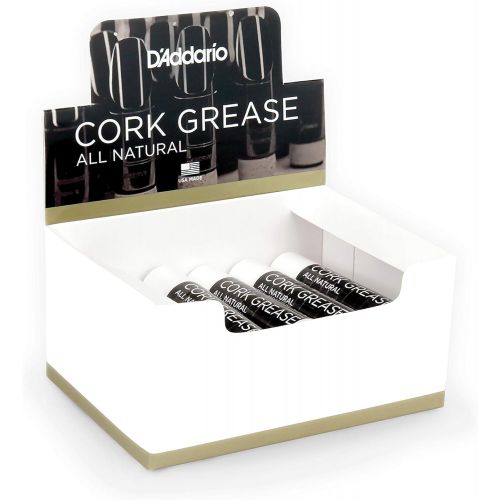  Rico DAddario All Natural Cork Grease - Box of 12 Tubes