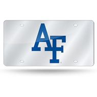 Rico Industries NCAA Laser Inlaid Metal License Plate Tag, Silver