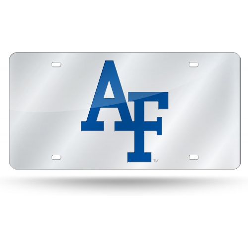  Rico Industries NCAA Laser Inlaid Metal License Plate Tag, Silver
