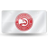 Rico Industries NBA Laser Inlaid Metal License Plate Tag, Silver