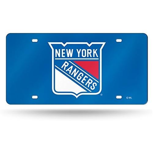  Rico Industries NHL Unisex-Adult NHL Laser Inlaid Metal License Plate Tag