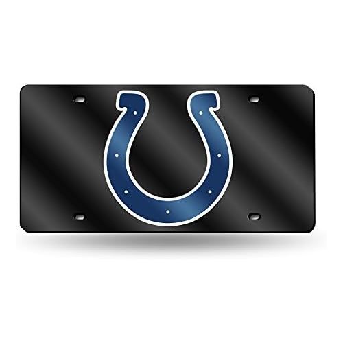  Rico NFL Indianapolis Colts Laser Inlaid Metal License Plate Tag