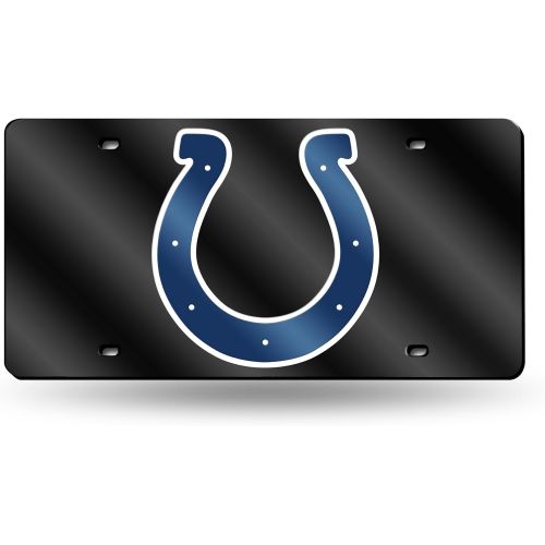  Rico NFL Indianapolis Colts Laser Inlaid Metal License Plate Tag