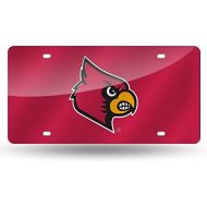 Rico Industries NCAA Louisville Cardinals Laser Inlaid Metal License Plate Tag