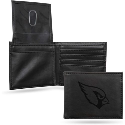  Rico Industries NFL Laser Engraved Billfold Wallet, Black