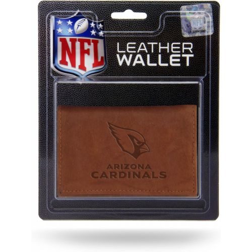  Rico Industries NFL Arizona Cardinals Leather Trifold Wallet with Man Made Interior