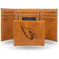 Rico Industries NFL Laser Engraved Tri-Fold Wallet, Brown