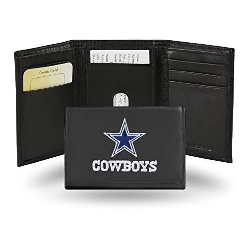  Rico Industries NFL Unisex-Adult Embossed Leather Trifold Wallet