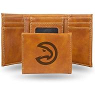 Rico Industries NBA Laser Engraved Tri-Fold Wallet, Brown