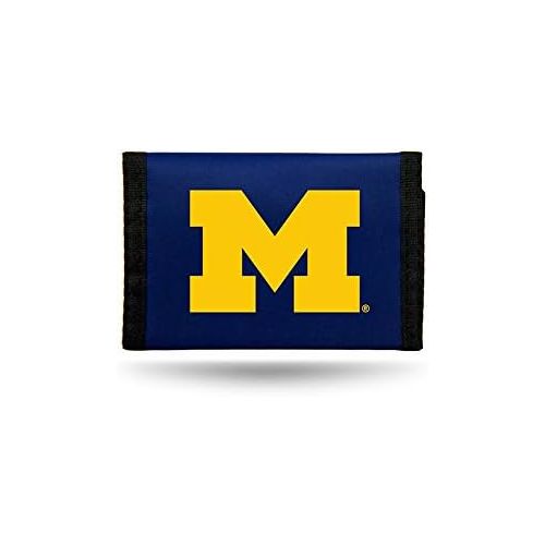  Rico Industries NCAA Michigan Wolverines Nylon Trifold Wallet