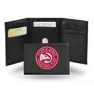 Rico Industries NBA Atlanta Hawks Embroidered Leather Trifold Wallet