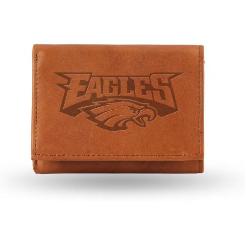  Rico Industries NFL Philadelphia Eagles Embossed Leather Trifold Wallet