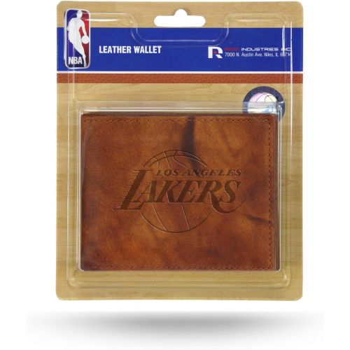  Rico NBA Los Angeles Lakers Embossed Leather Billfold Wallet with Man Made Interior