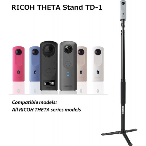  Ricoh Theta Stand TD-1 : Compact Stable and Versatile monopod Stand That is Compatible with All Theta Models. (910821)