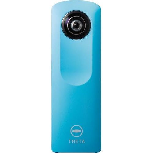  Ricoh Theta m15 Spherical VR Digital Camera (Blue) (Intl Model) Starter Kit