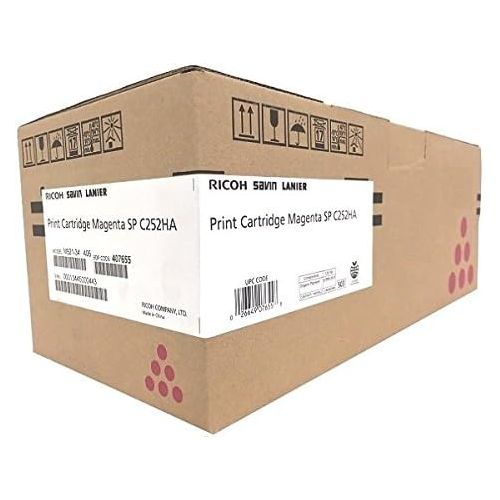  Ricoh 407656 RIC SP C252 Yellow Toner 6K Yield