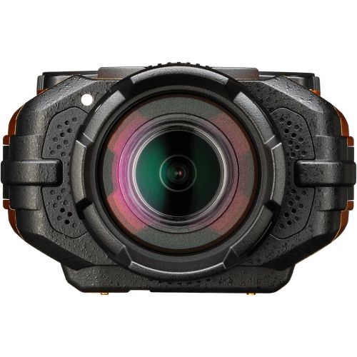  Ricoh WG-M1 Orange Waterproof Action Video Camera with 1.5-Inch LCD (Orange) (Discontinued by Manufacturer)