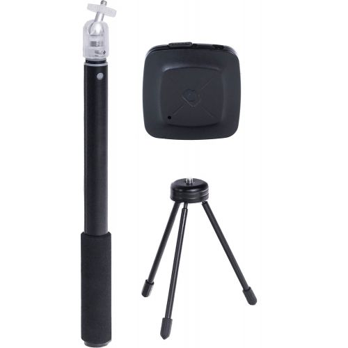  Ricoh Theta V 360 4K VR Camera with Ricoh TA-1 3D Microphone + Ricoh Selfie Stick & Video Editing Kit