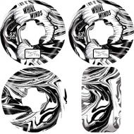 Ricta Skateboard Wheels 52mm Whirlwinds 99A Black/White Swirl