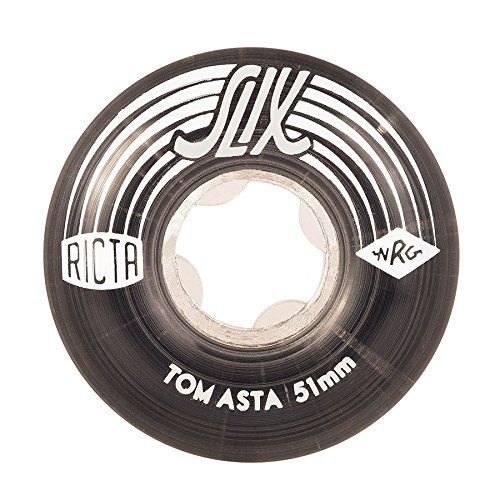  Ricta Skateboard Wheels Tom Asta Crystal 51mm Slix 99a Independent Bearing Set