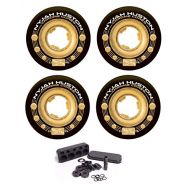 Ricta Nyjah Huston 53mm Chrome Core 99a Skateboard Wheels +Independent Bearings