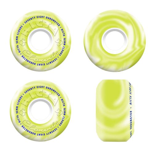  Ricta Wheels Clouds 92a Skateboard