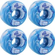 Ricta Wheels Whirlwinds Blue/White Swirl Skateboard Wheels - 54mm 99a (Set of 4)