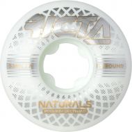 Ricta Skateboard Wheels Reflective Naturals Round 53mm 99A White