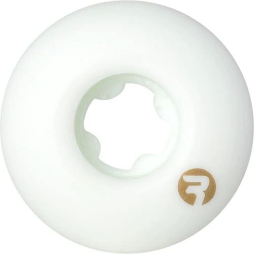  Ricta Skateboard Wheels Reflective Naturals Round 53mm 99A White