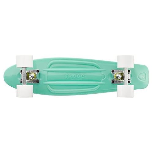  Ridge 22 Mini Cruiser Board Retro Skateboard, Pastels, Pastell-serie, komplett ausgeruestet, voellig in der EU entworfen und hergestellt