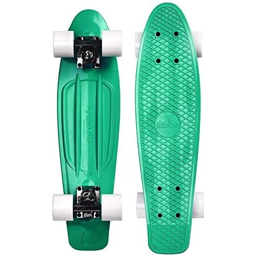  Ridge 22 Mini Cruiser Board Retro Skateboard, Pastels, Pastell-serie, komplett ausgeruestet, voellig in der EU entworfen und hergestellt