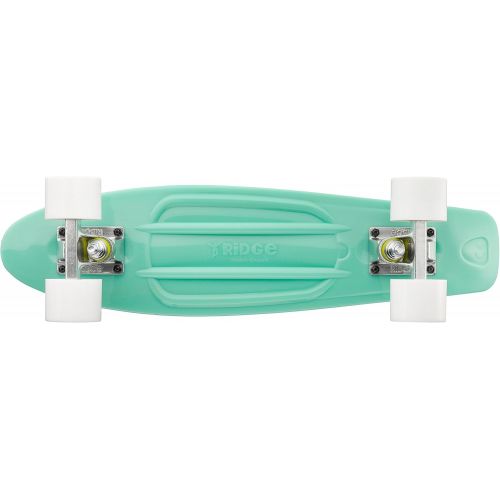  Ridge 22 Mini Cruiser Board Retro Skateboard, Pastels, Pastell-serie, komplett ausgeruestet, voellig in der EU entworfen und hergestellt