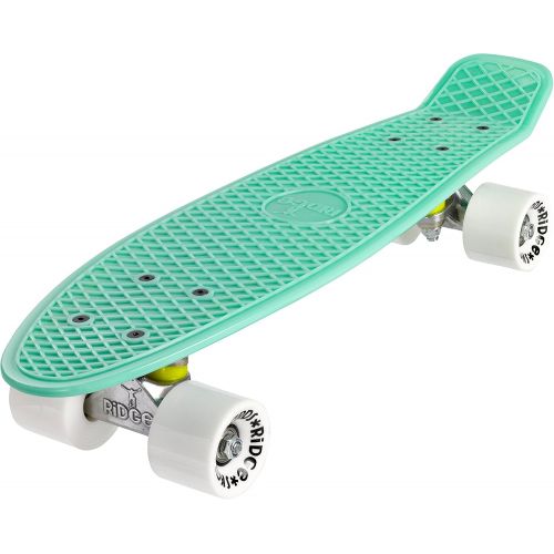  Ridge 22 Mini Cruiser Board Retro Skateboard, Pastels, Pastell-serie, komplett ausgeruestet, voellig in der EU entworfen und hergestellt