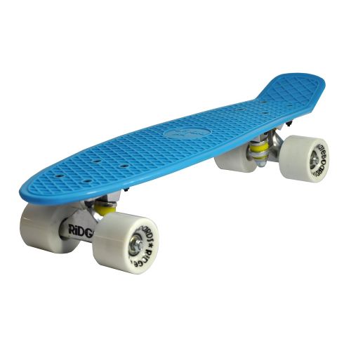  Ridge Skateboard 55 Cm Mini Cruiser Retro Stil in M Rollen Komplett U Fertig Montiert