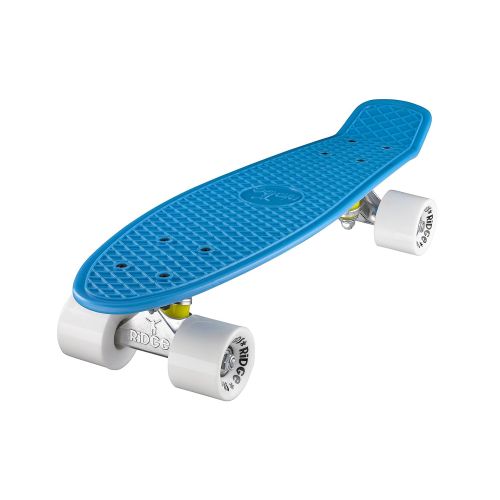  Ridge Skateboard 55 Cm Mini Cruiser Retro Stil in M Rollen Komplett U Fertig Montiert