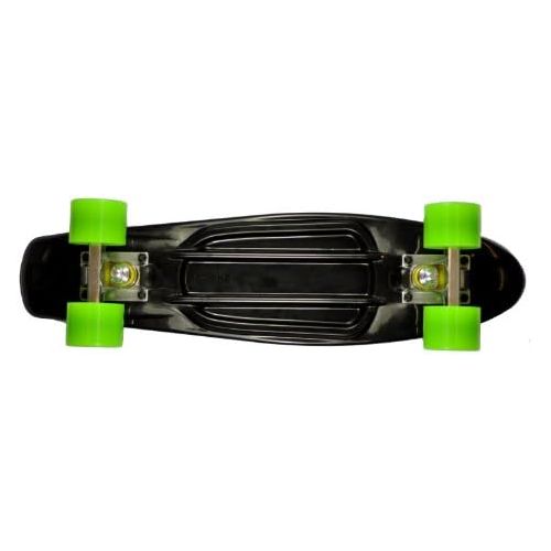  Ridge Skateboard 55 Cm Mini Cruiser Retro Stil in M Rollen Komplett U Fertig Montiert