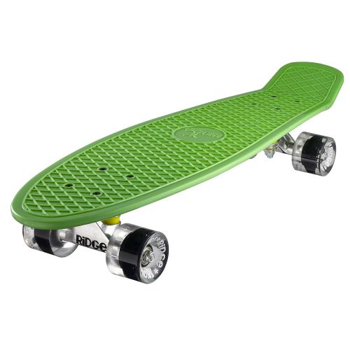  Ridge Skateboard Big Brother Nickel 69 cm Mini Cruiser, gruen/klar