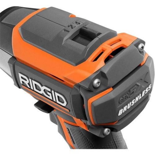  Ridgid 18-Volt Gen5X Lithium-Ion Cordless Brushless Hammer Drill and Impact Driver Combo Kit with (2) 4.0Ah Batteries