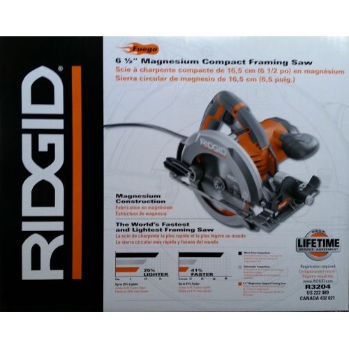  RIDGID Fuego 12-Amp 6-1/2 in. Magnesium Compact Framing Circular Saw