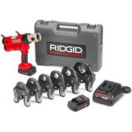 Ridgid GIDDS2-813276 RIDGID RP 340-B Press Tool Kit - 43358 Hydraulic Crimping Tool With ProPress Tool Jaws - PureFlow, MegaPress, Standard Series Jaws and Rings Compatible (Cordle